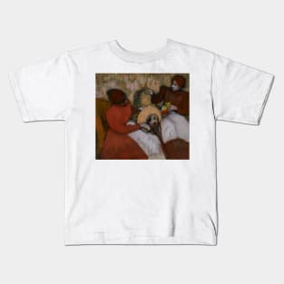 The Milliners by Edgar Degas Kids T-Shirt